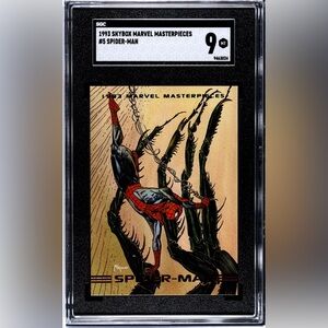 Graded! 1993 Marvel Masterpieces Spider-Man Trading Card